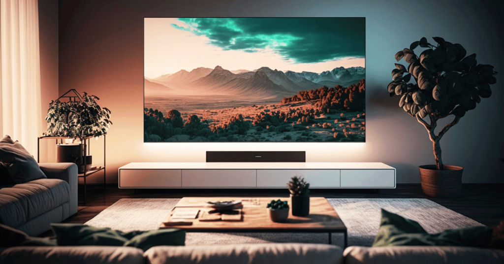 LG OLED TV installation