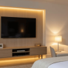 Best height to mount TV in bedroom