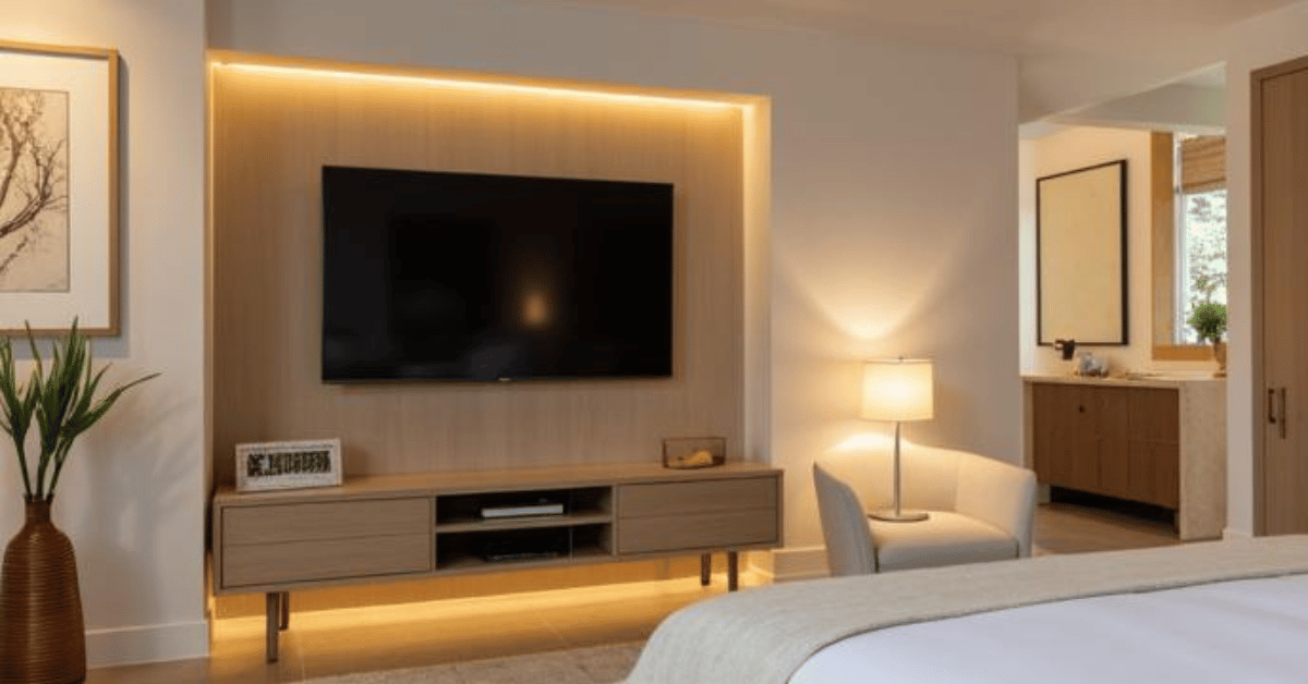 Best Height to Mount TV in Bedroom