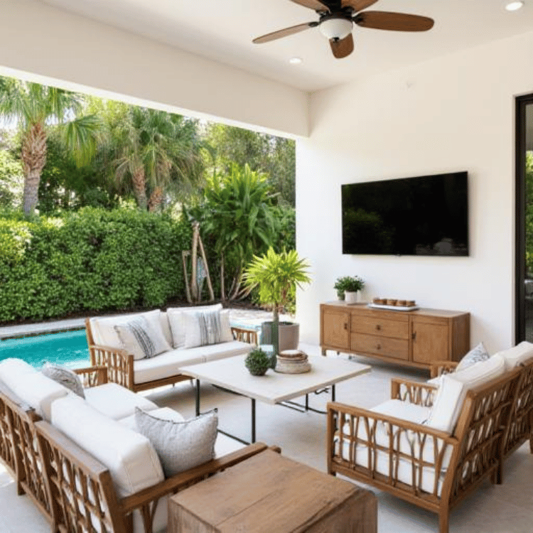 Outdoor TV installation Southwest Fl